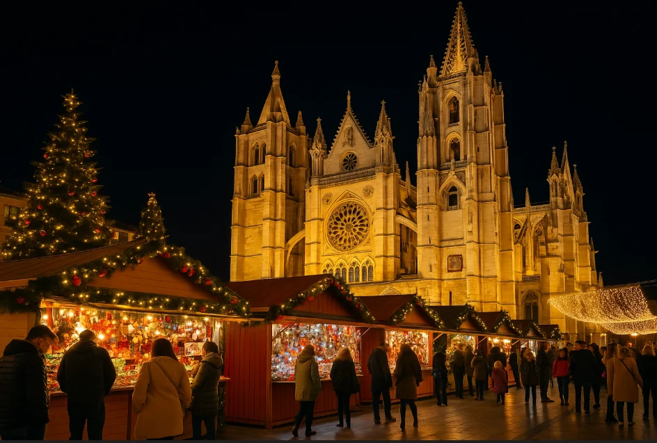 🎄 León en Navidad: luces, mercadillos y planes para disfrutar la ciudad