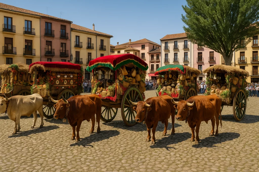 León’s Decorated Ox Carts Parade