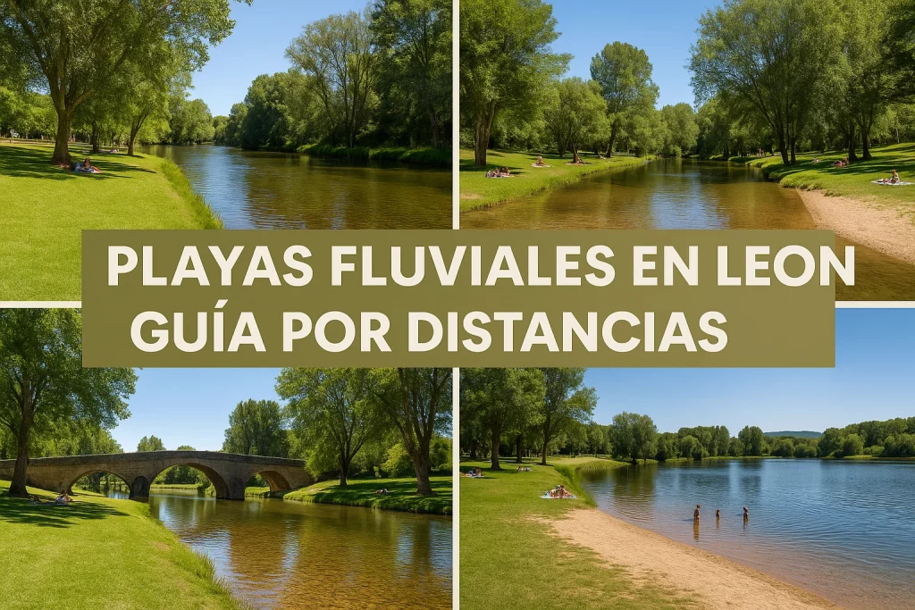 Playas fluviales en León: paraísos de agua dulce cerca de la ciudad