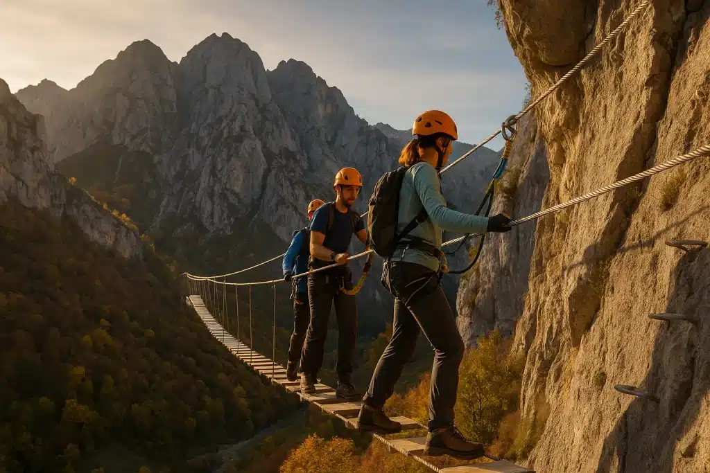 Vías ferratas en la provincia de León y cómo organizarlas