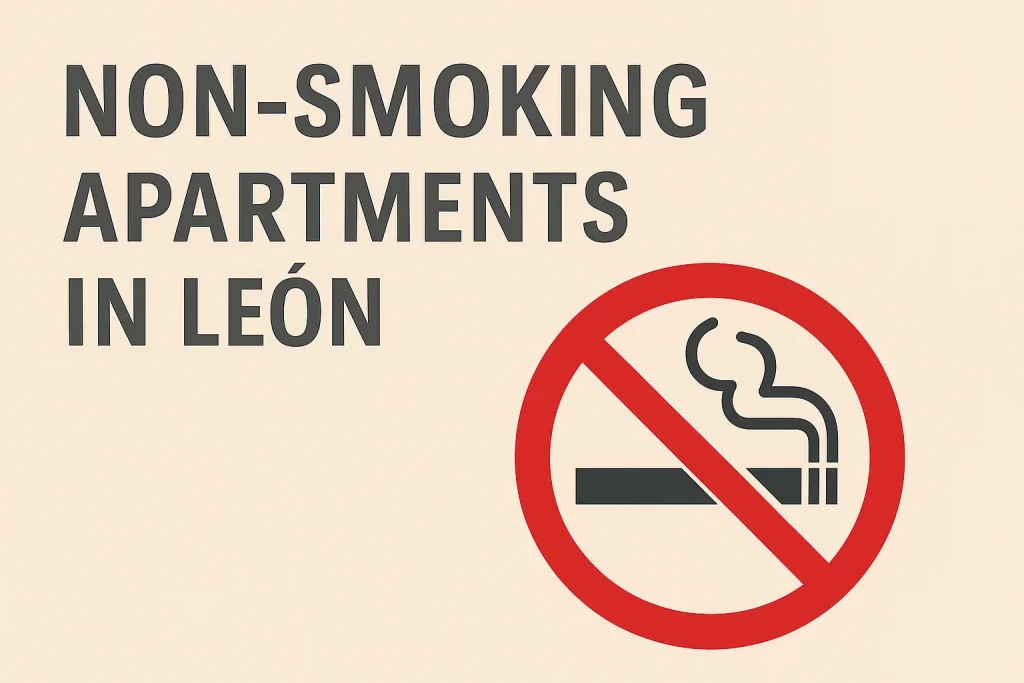 Non-smoking apartments in León: comfort, health, and well-being