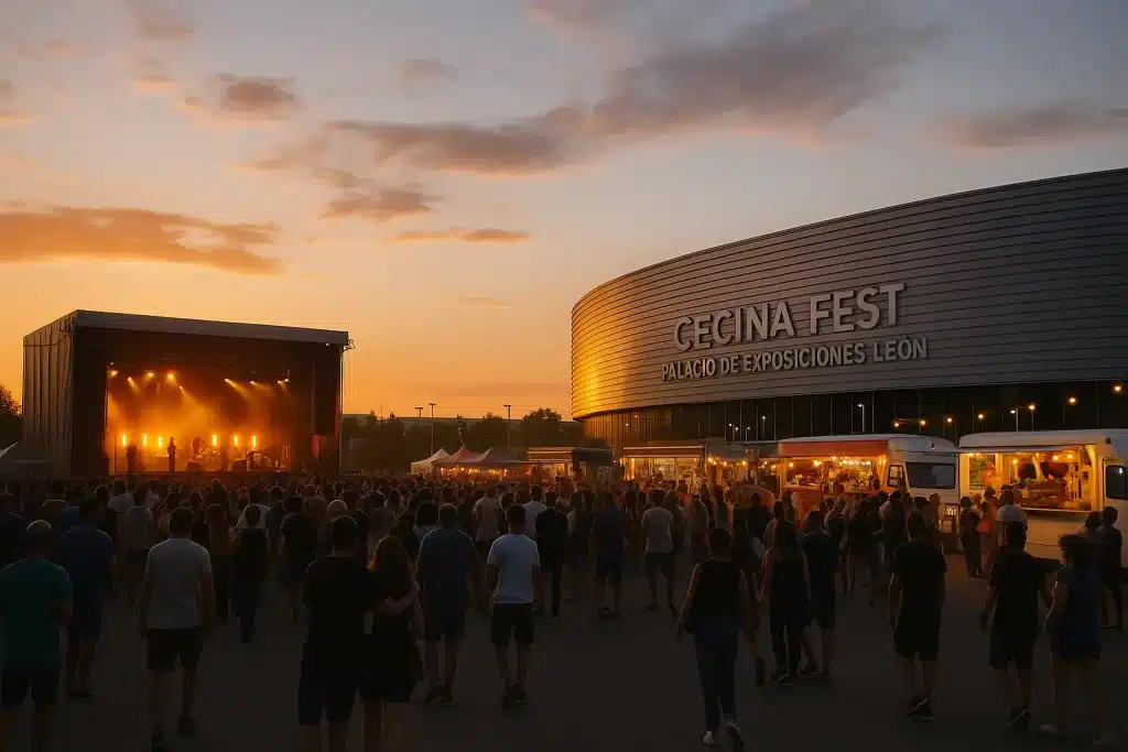Cecina Fest León música food trucks y ambiente de verano