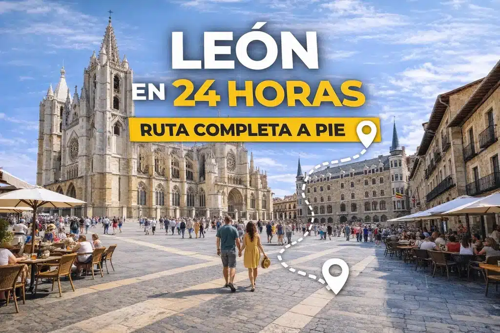 León en 24 horas: ruta completa a pie